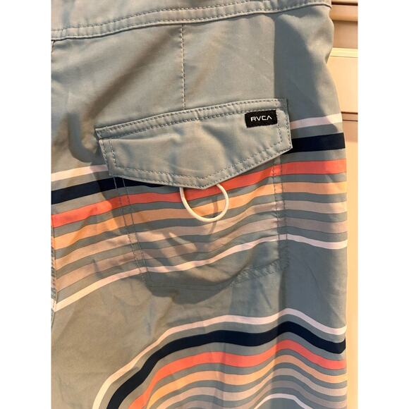 RVCA Men's Islands Trunk Swim/Board Shorts Blue 28 💸BOGO🎉 - Picture 7 of 7